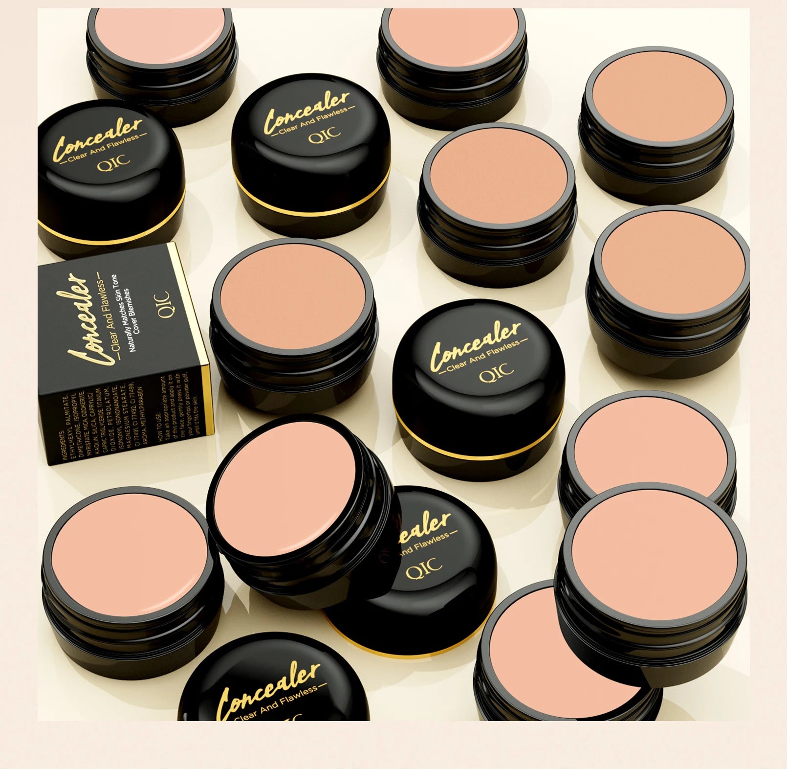 Hydrating Eye Brightening Concealer&Contour Cream-Full Coverage,Long Lasting,Correcting Eye Concealer for a Perfect Look Makeup