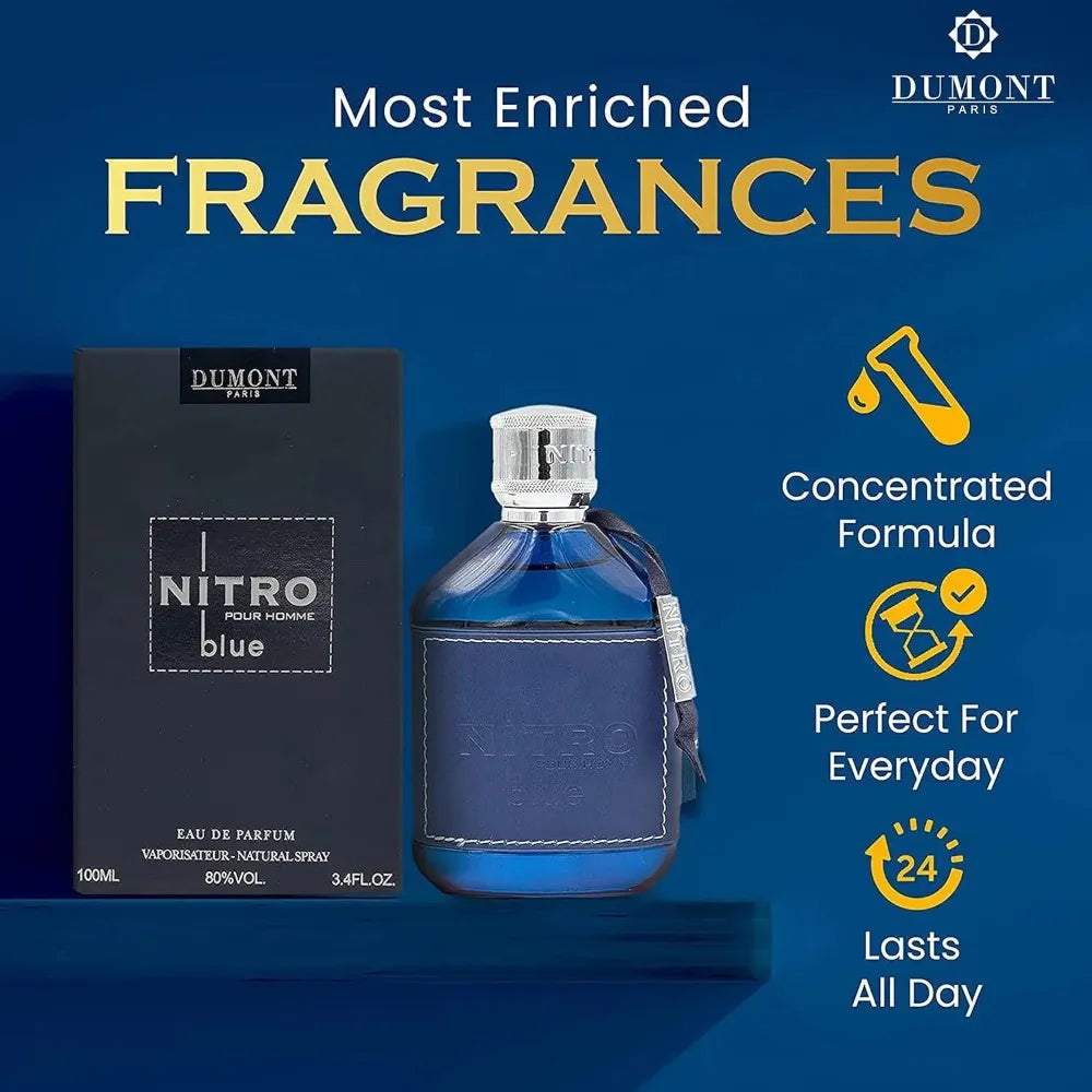 Premium Perfume with Ozone Aquatic Woody Notes 100ml Eau De Toilette Evokes Positive Memories Ideal for Everyday Use and Gifting