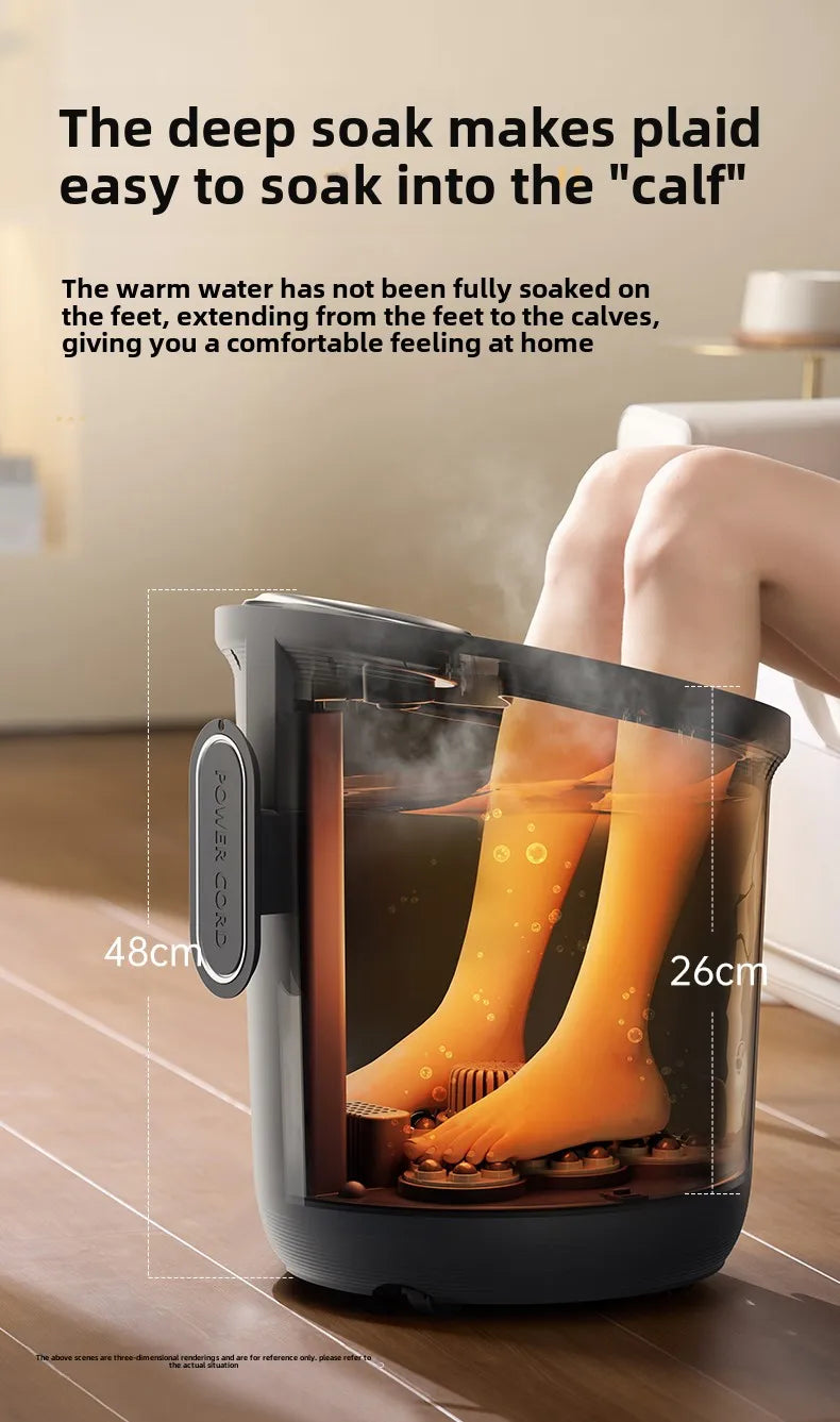 Electric massage and heating foot bath basin for foot bath basin for household fully automatic constant temperature foot bath