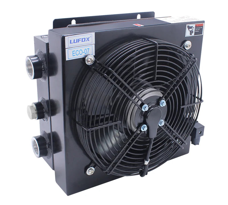 Genuine Hydraulic Air Cooler ECO-07-120L Oil Radiator Air Cooled Hydraulic System Hydraulic Oil Cooling
