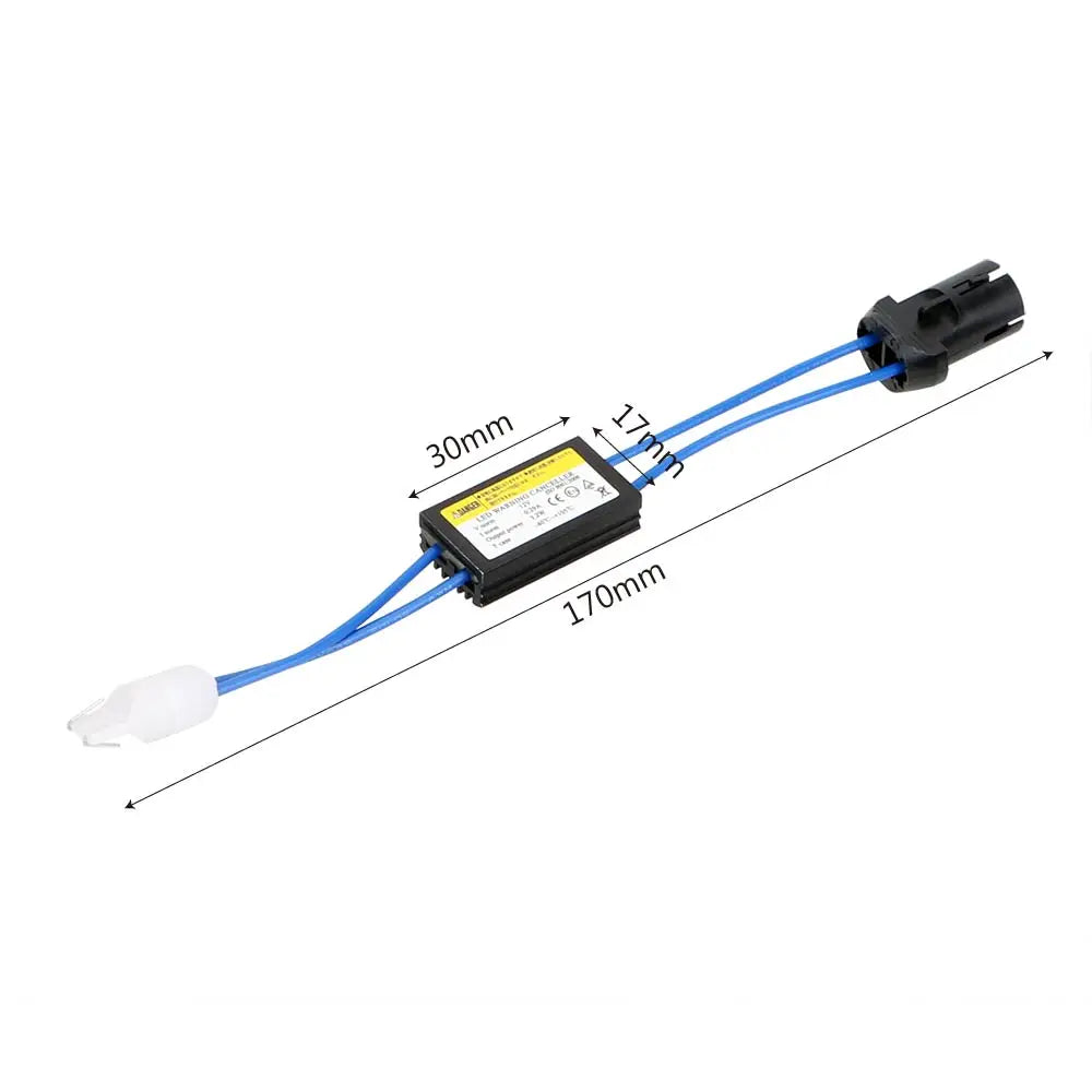 Canbus Cable Car LED Decoder Car Lights NO Error Warning Canceller Decoder T10 12V 2Pcs OCB Load Resistor
