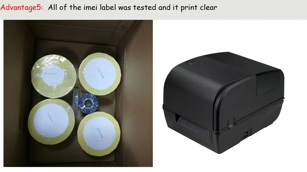 2026 300DPI Thermal Transfer Label Sticker Printer 4inch 110MM Washing Care Label Printer For Clothing Store