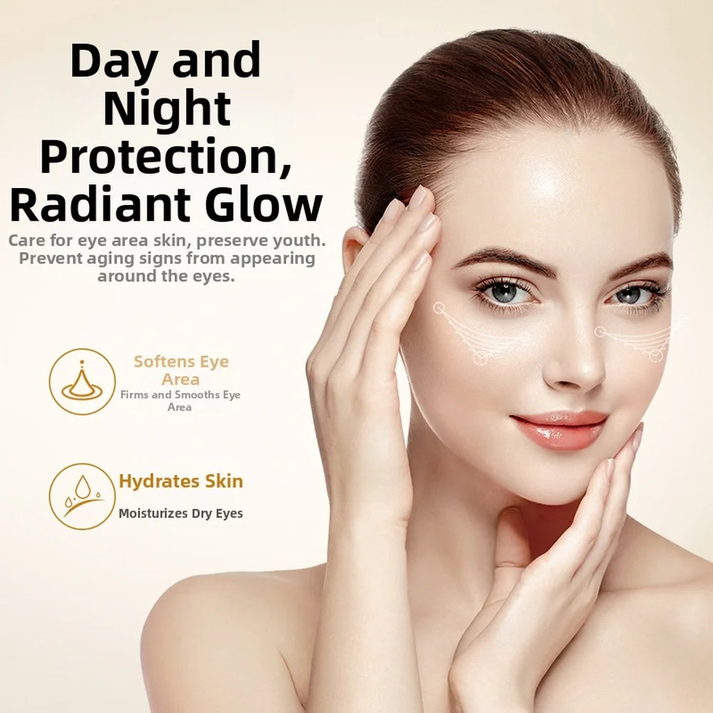 Roll-on Eye Cream with Snail Mucin for Under Eye For Hydration Dark Circle Brightening and Soothing Massage Effect