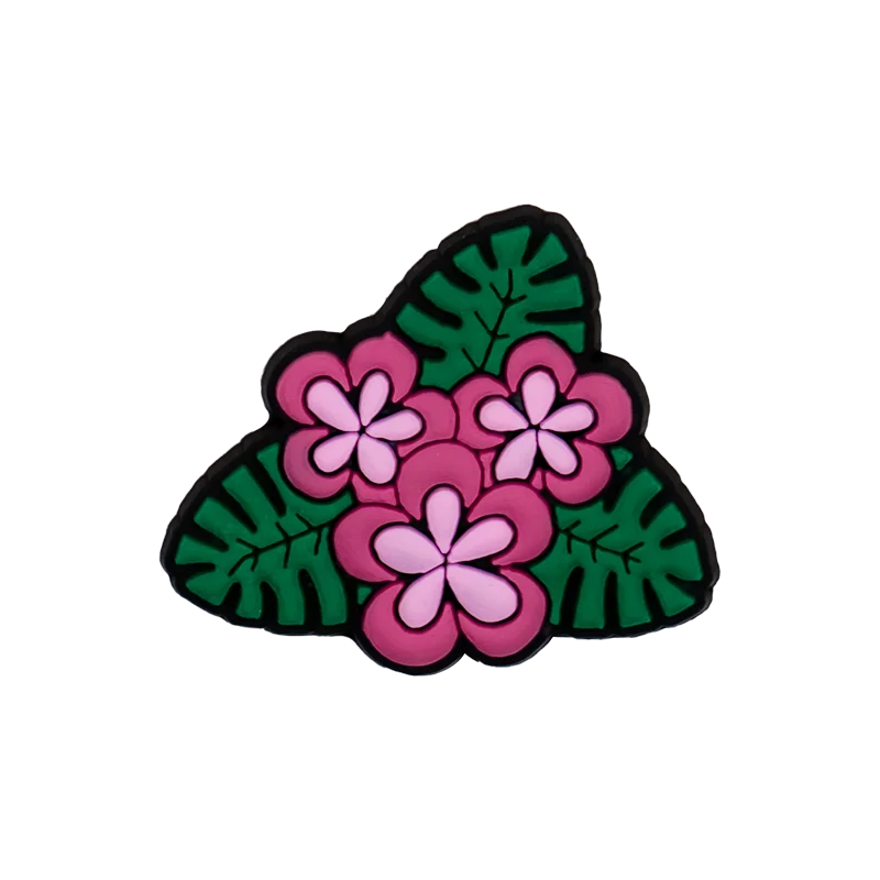 1/30PCS Shoe Charms New Hawaiian Style Flower Surf Board Shoe Accessories Pins for Clog Kawaii Women Men Cute Shoe Decoration