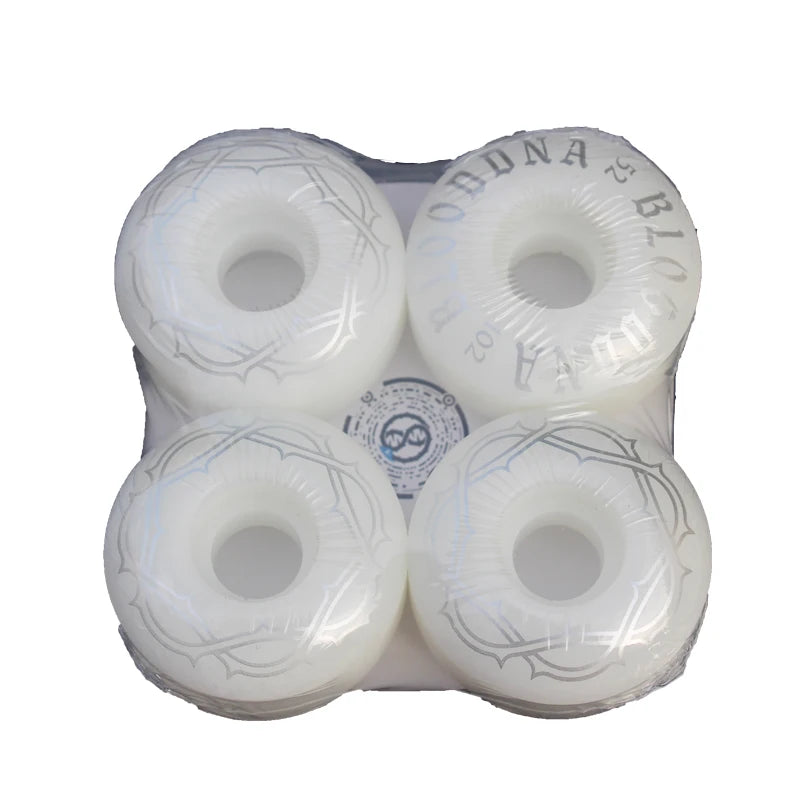 4Pcs Skateboard Wheels With bearing complete PU Skateboard Parts 52mm*30mm Wheels 95A skateboard for riding