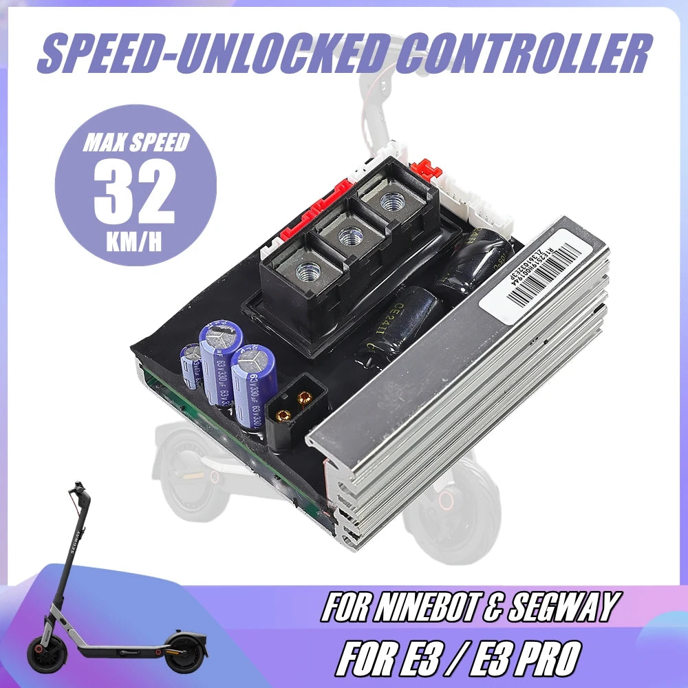 Refitted Speed-Unlimited Controller for NINEBOT SEGWAY E3 PRO E3 E3E E3D E3PRO D E Electric Scooter Max Speed 32km/h Motherboard
