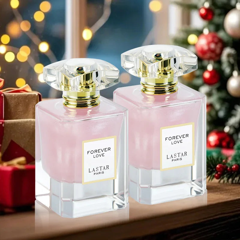LASTAR Women's Long-lasting Perfume, Two Bottles Totaling 110ml/3.72fl oz, Rose & Jasmine Fragrance, Christmas/New Year Gifts