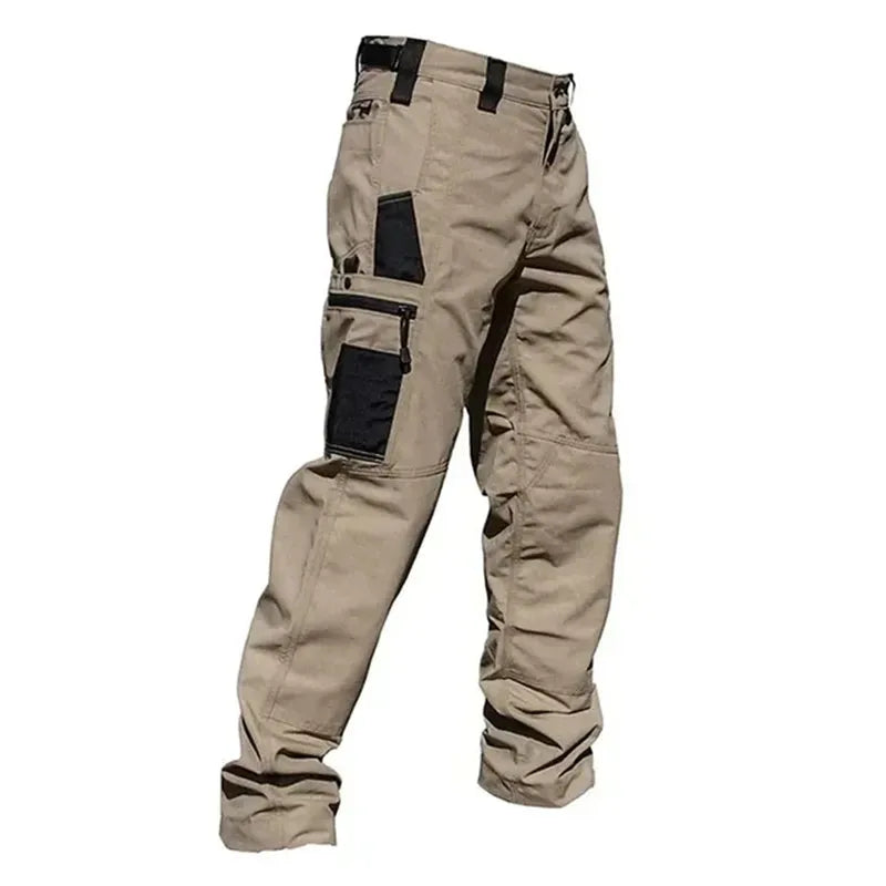Multi-Pocket Men's Tactical Casual Pants Cargo Pants Outdoor Hiking Trousers Wear-Resistant Training Overalls