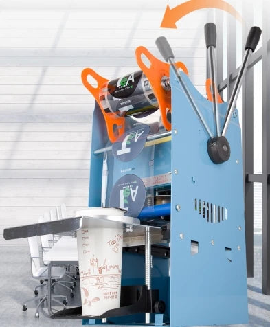 Tea Equipment Plastic Cup and Can Sealing Machine Automatic Sealer 110V 220V High Quality