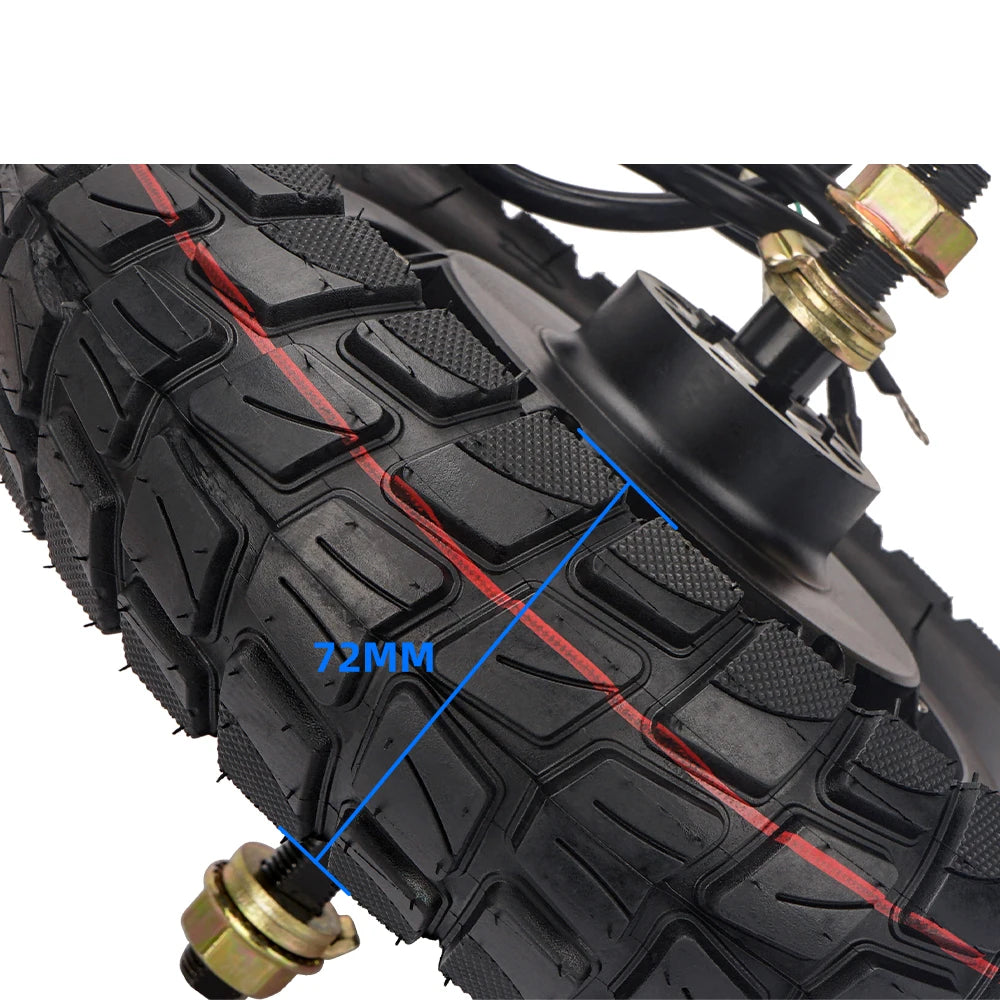 10 Inch Dual Drive Electric Motor 52V60V1600W3000W Powerful Electric Scooter Hub Motor Disc Brake Brushless Vacuum Tire E-Bike