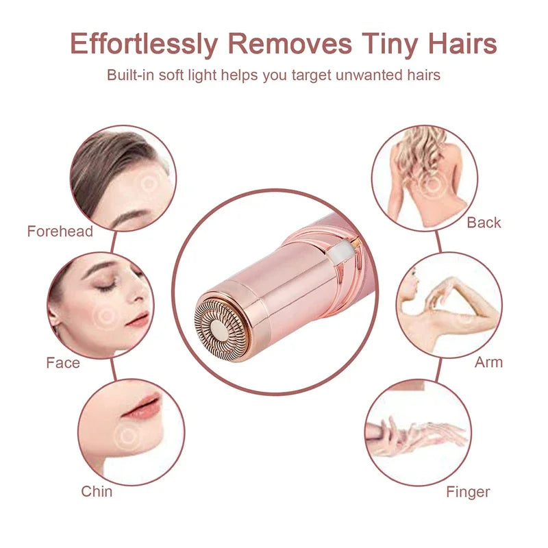 USB Epilator Face Hair Removal Painless Facial Shaver Electric Trimmer Hair Remover Bikini Depilator Shaving Machine for Women