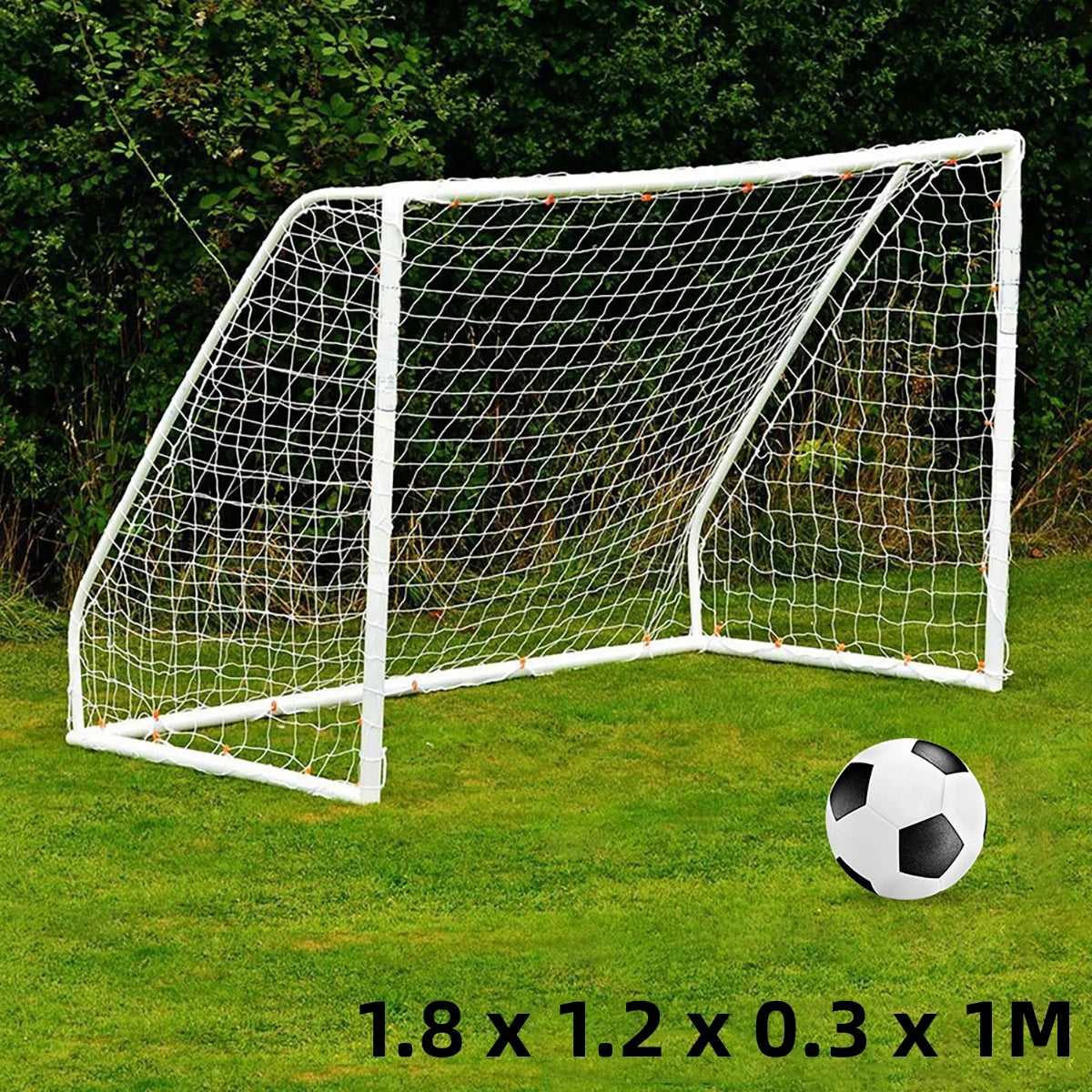 Full Size Football Net For Soccer Goal Post Junior Sports Training 1.8M by 1.2M 2.4M by 1.8M 3.6M by 1.8M Football Net High Qual