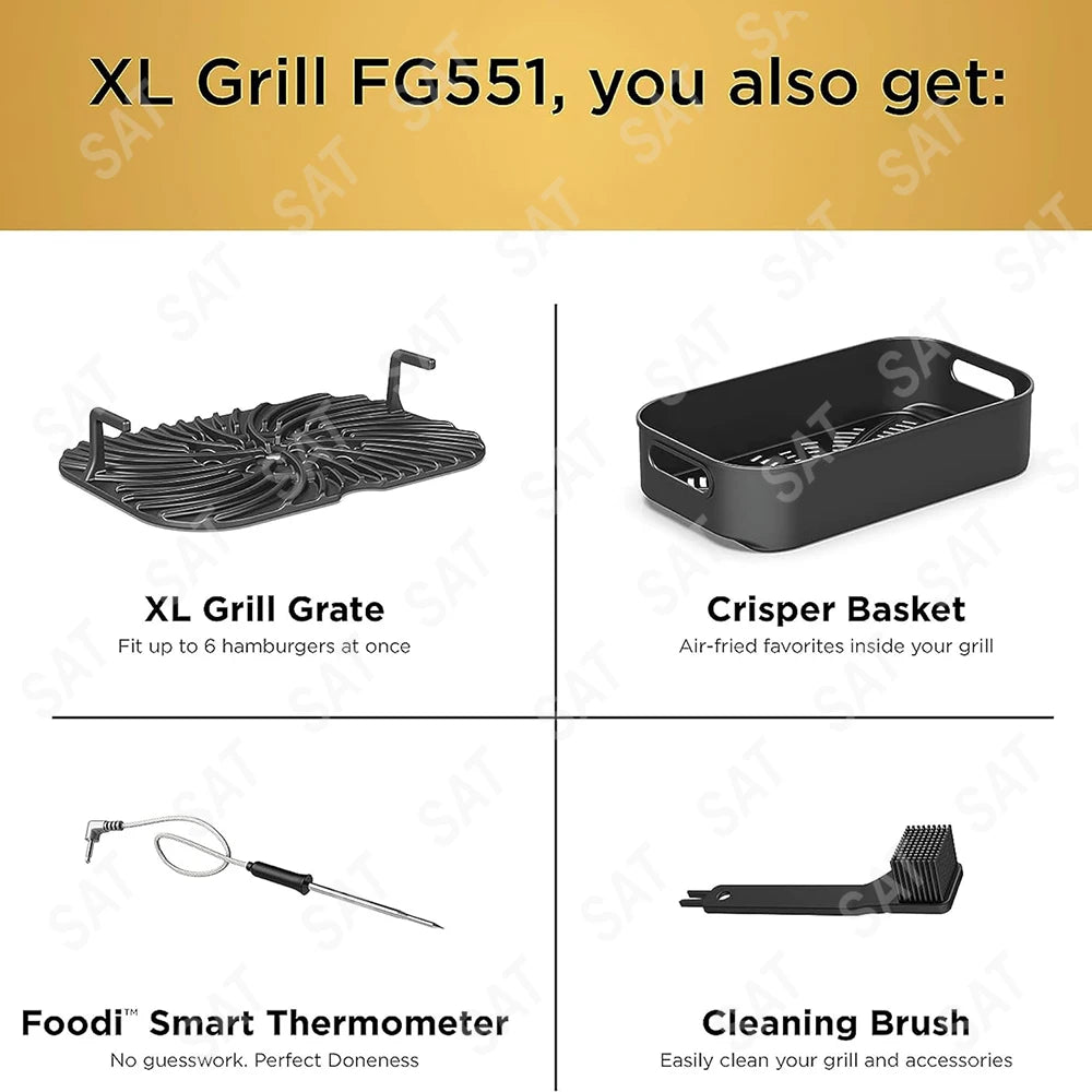 &* Grill BBQ Air Fryer Bake Roast Dehydrate Broil 7-in-1