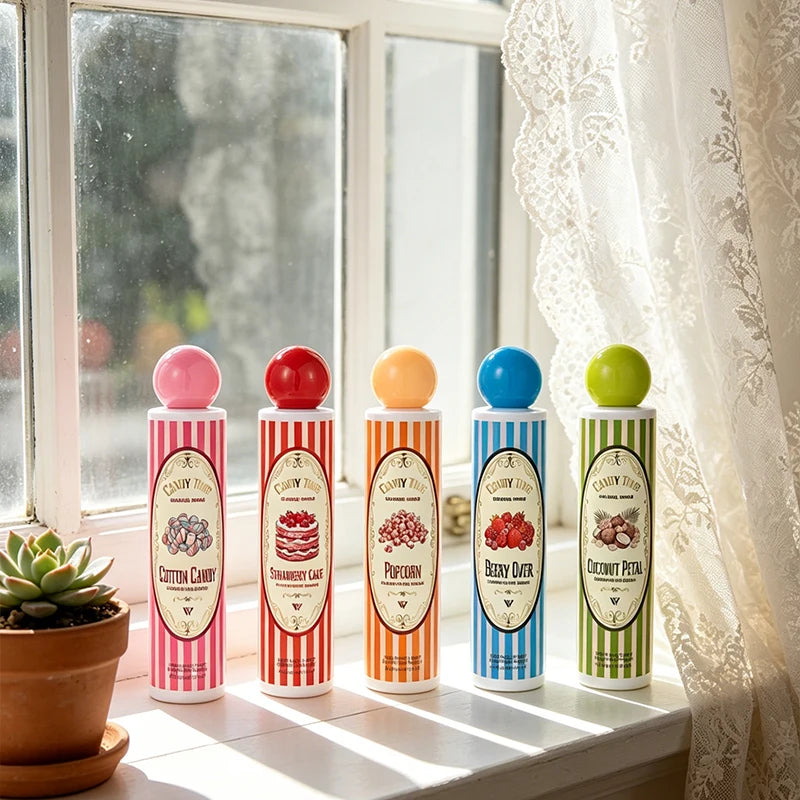 Dubai Arab Gourmand Fragrance 168ml Coconut Strawberry Cake Cotton Candy Fruit Scent Women Fresh Durable Portable Perfume Spray