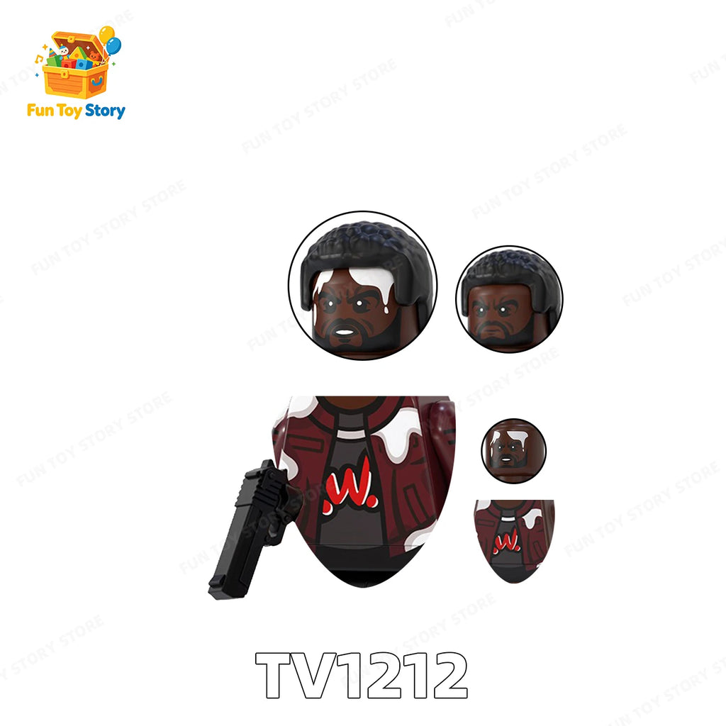 TV6224 TV Watchdog Series, Assembled Building Blocks, Human Toys, Collected by Film and Television Enthusiasts, Gifts for People