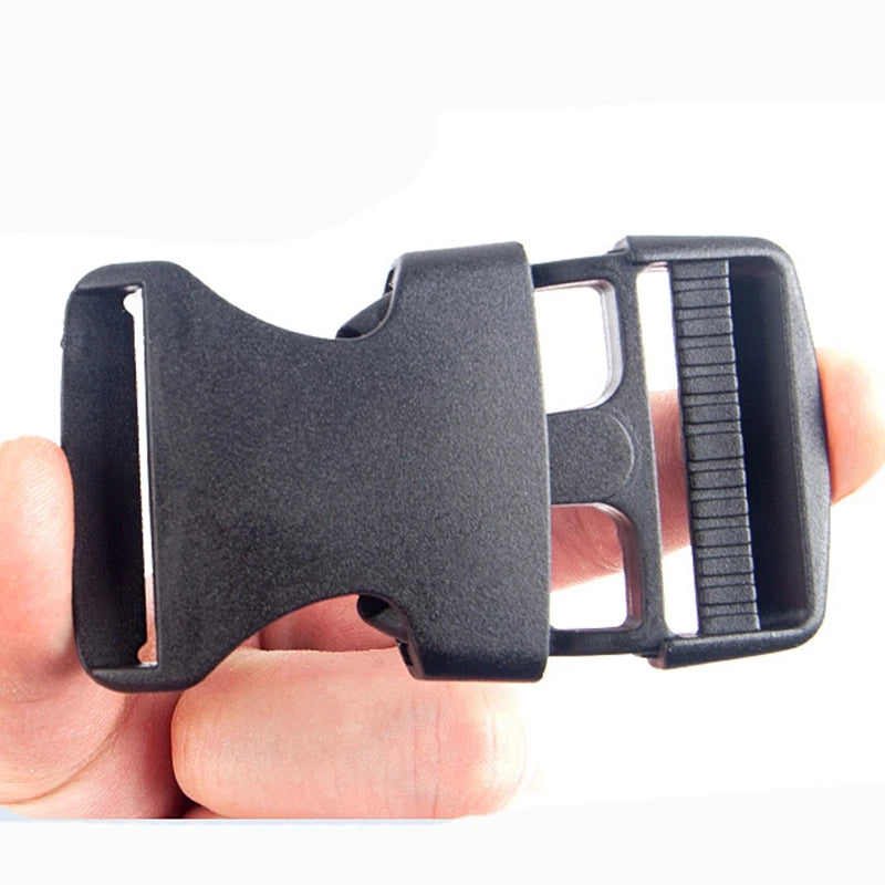 2/5/10Pcs Quick Side Release Buckles 25mm/38mm Adjustable Plastic Clips for Backpack Straps Black Paracord Parachute DIY Gear