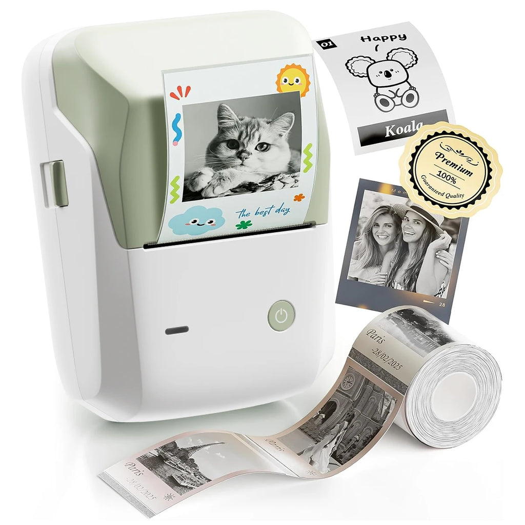 300dpi Portable Niimbot B1 PRO Wireless Label Printer Adhesive Sticker Labeling Machine DIY 20-50mm Labels Maker for Office Home