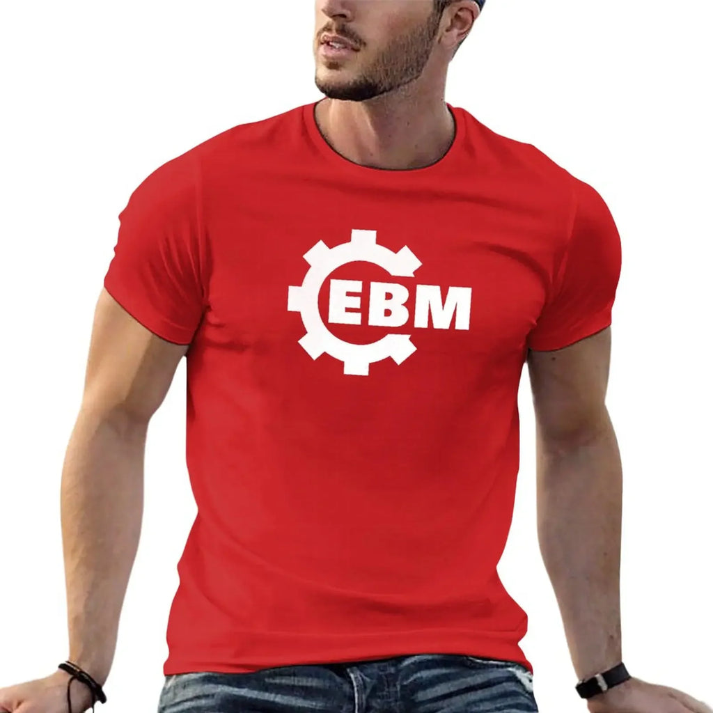 New EBM Techno Dark T-Shirt oversized t shirts graphic t shirts funny t shirts for men