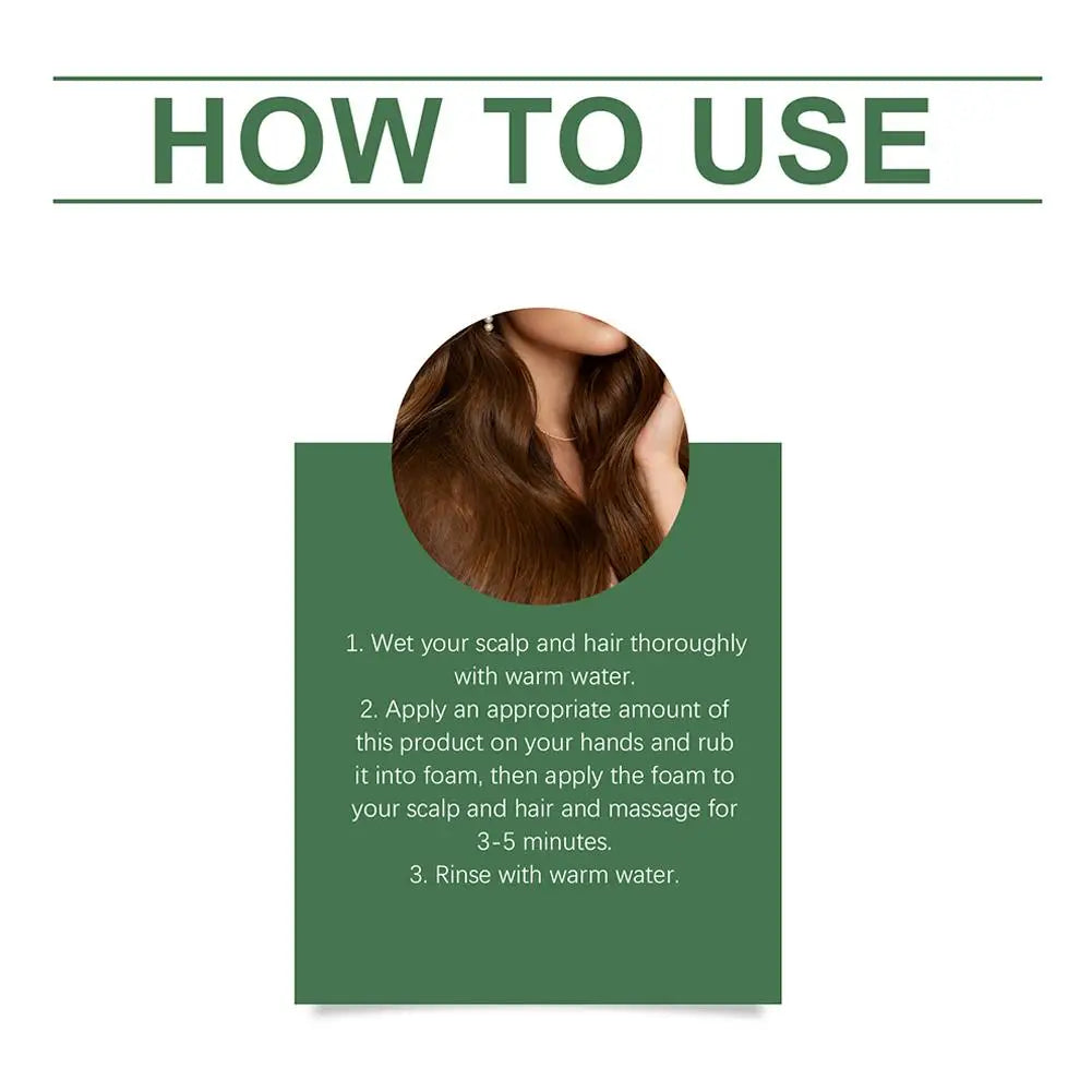 2PCS Rosemary Hair Shampoo Volumizing and Thickening Strengthening and Oil Control Nourishes and Repairs Hair Oil Adds Volume
