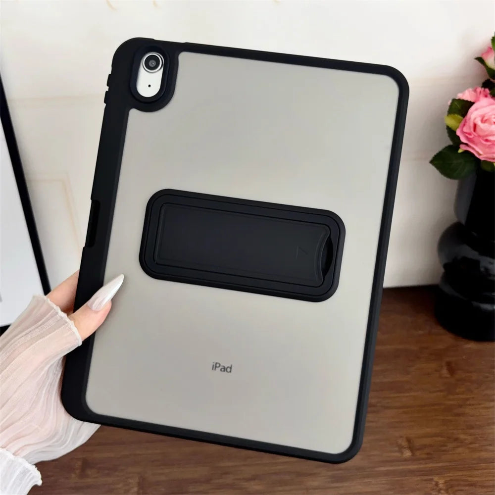 For iPad 12th A16 11th 10th 7th 8th 9th 10.2" 6th 5th 9.7" Air 4 5 Air 11 Pro11 Stand Case iPad Mini 7 6 5 4 Pencil Slot Cover