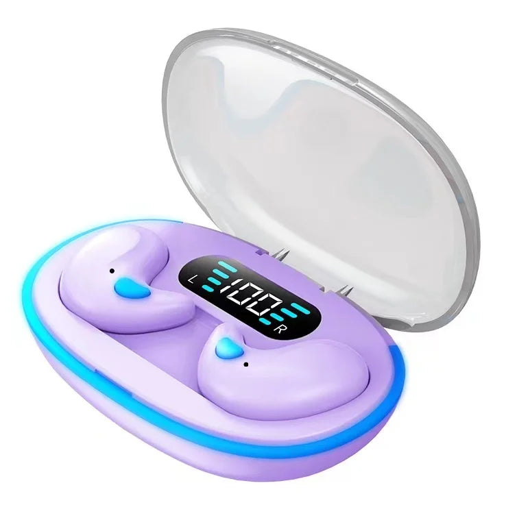 Sleeping Earbuds Wireless Mini Headphones For Work TWS Bluetooth Earphone Stereo Hidden Headsets with Mic HD Call Sport