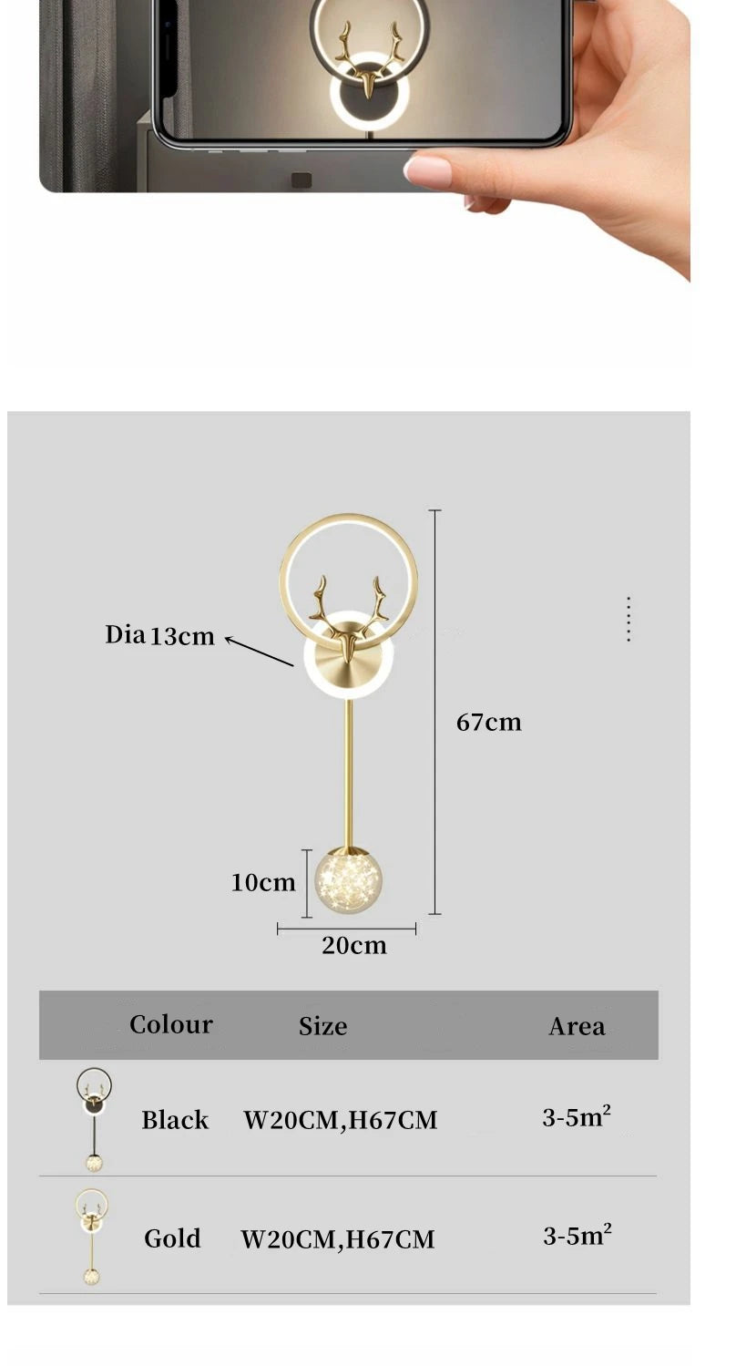 Wall Light Modern Living Room Decor Bedroom Led Lights Lamps Tokio Hotel Lamp Bedside Table Home Decoration Lighting for Dining