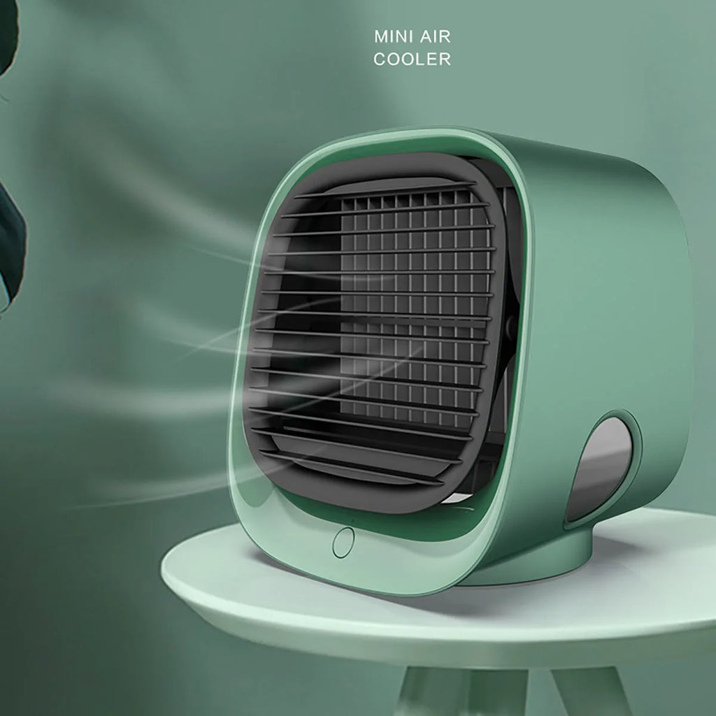 5V Home Mini Portable Air Conditioner 3 Colors Light Conditioning Humidifier Purifier USB  Humidification Cooler with Water Tank