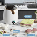 Portable Mini Washing Machine Semi Auto Blue Light Sanitize Mini Washer Spin Dryer Compact Dorm Travel Underwear Socks White