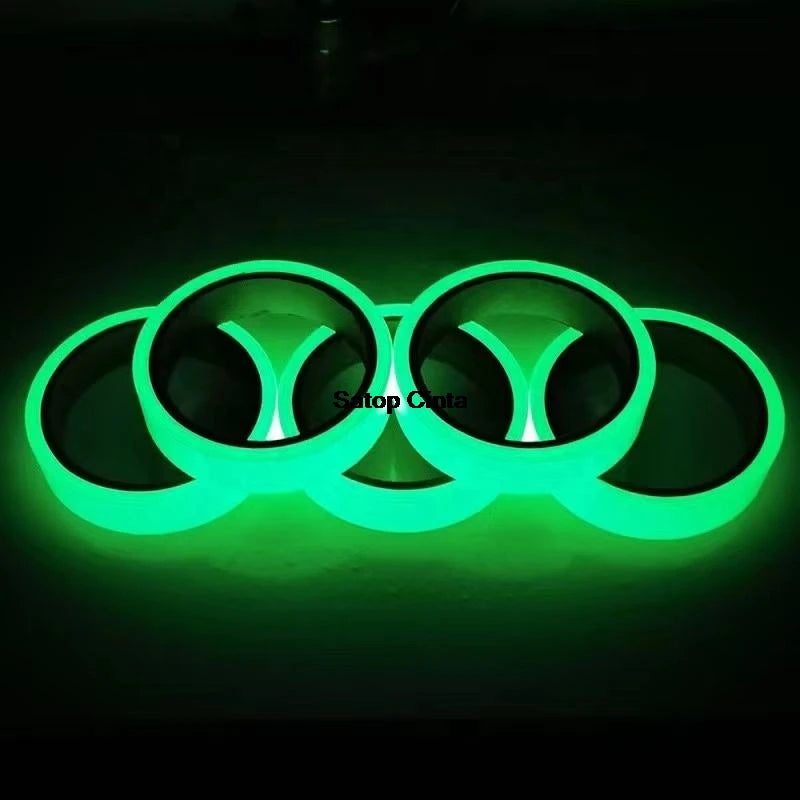 5M Green Luminous Safety Warning Strip Glow In The Dark Tape Self-Adhesive Stickers For Stage Stair Steps Home Marking Exit Sign