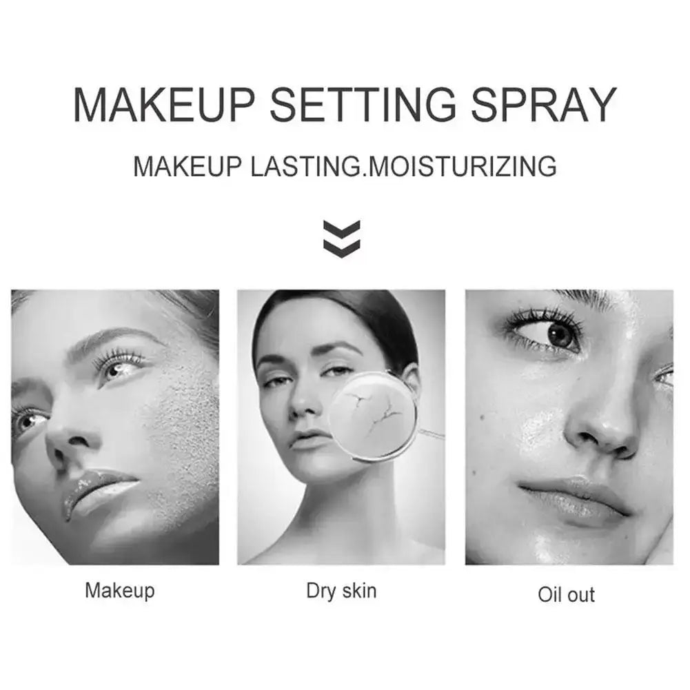 Professional Makeup Setting Spray Quick Drying Finish Mist For Face Foundation Long Lasting Anti-Drop Fixer Spray Beauty Makeup