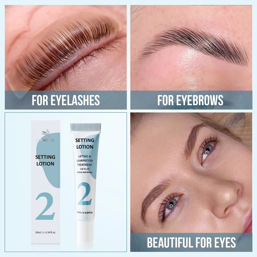 PERMANIA Eyebrows Lift Lotion Single Bottle Brow Lamination Perm Cream 1#2#3 Lotion Emulsion Eyelash Lifting Makeup Tool