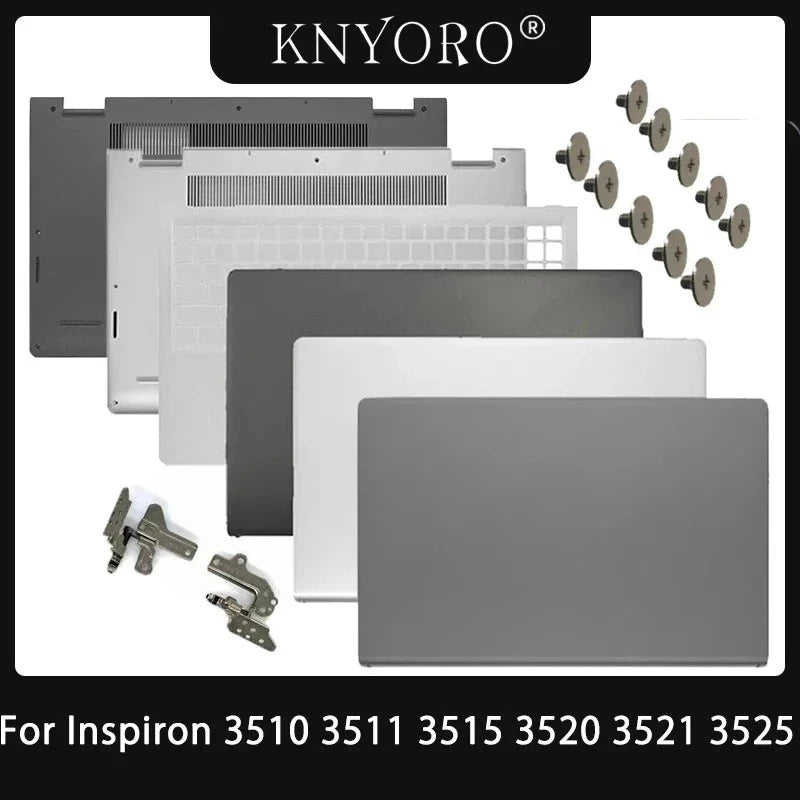 New For Inspiron 15 3510 3511 3515 3520 3521 3525 3530 3535 Laptops LCD Back Cover Bezel Hinge Palmrest Bottom Case 0WPN8 09WC73