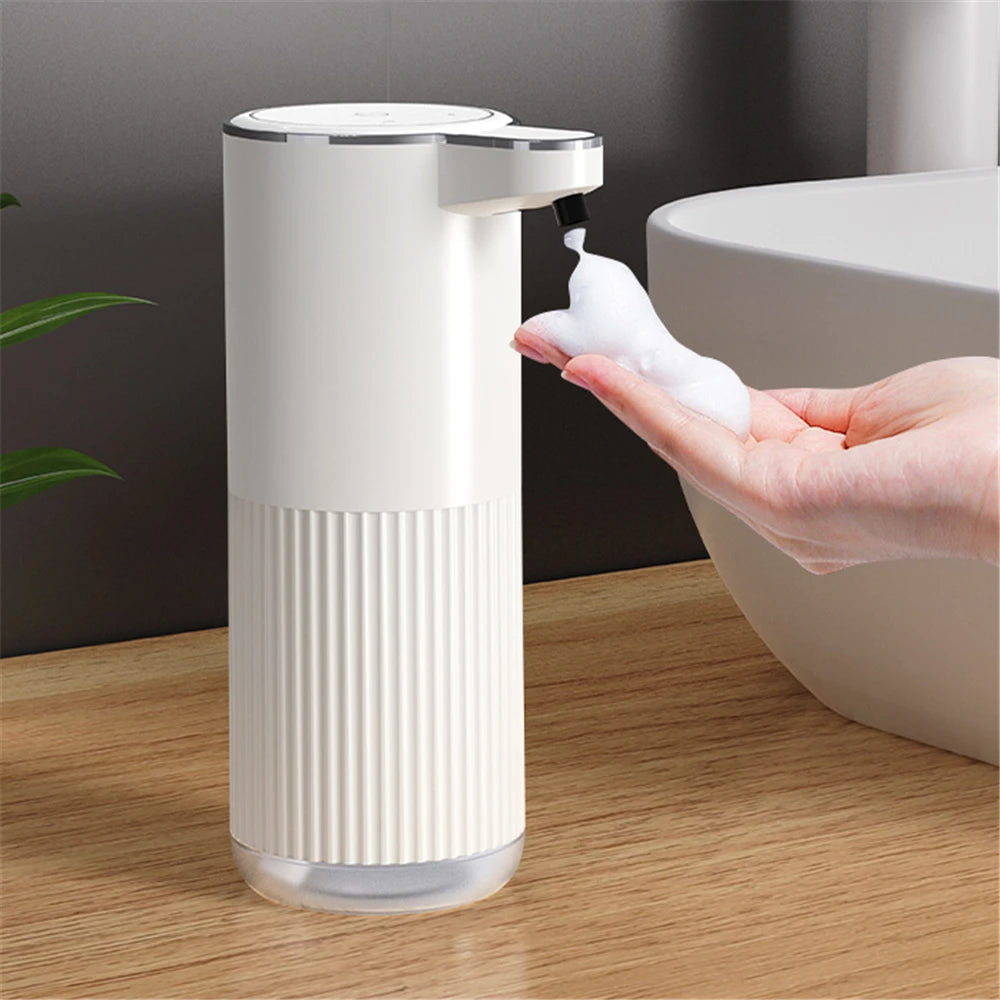 Automatic Inductive Soap Dispenser Foam Washing Dispensers 400ML Smart Hand Washing Soap Distributor PX5 Waterproof White Black