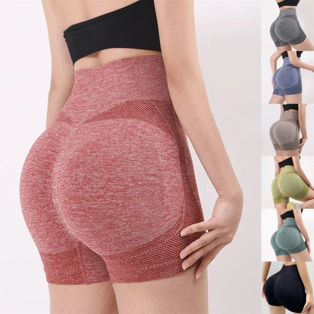 Sexy Booty Push Up Sport Yoga Shorts Women Seamless Spandex Running Cycling Short Fitness Leggings High Waist Female Gym Shorts
