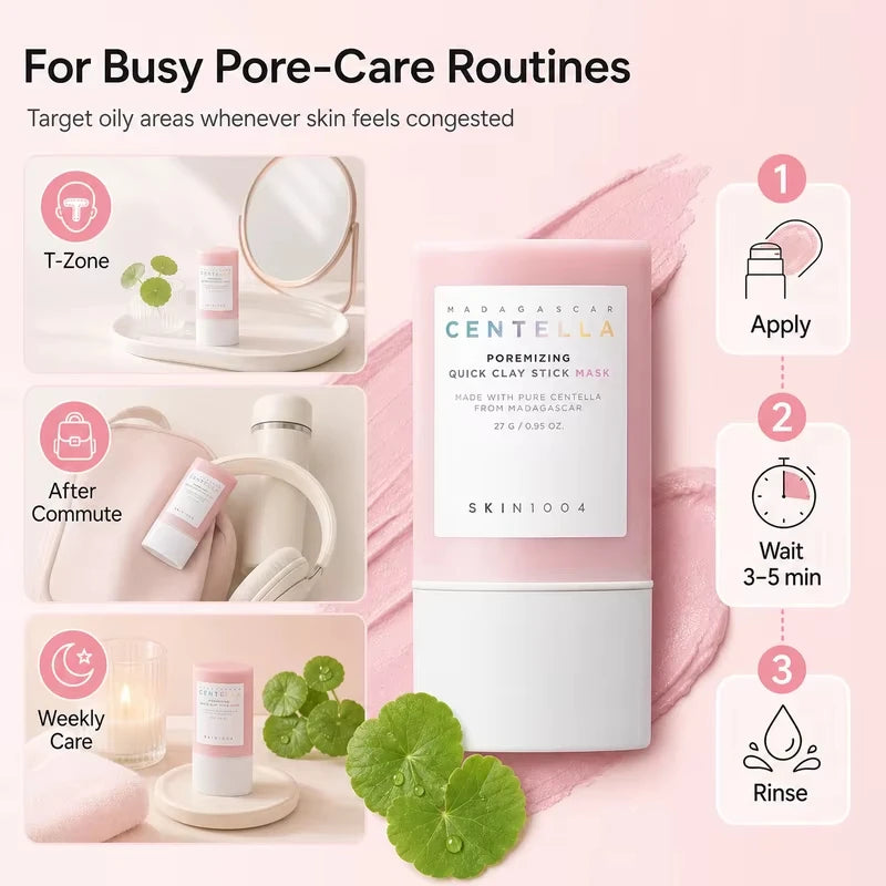 SKIN1004 Probio Cica Glow Sun Ampoule SPF50+ 50ml and Enrich Cream 50ml Soothing Calming Glowy Texture Daily Skin Care Gifts