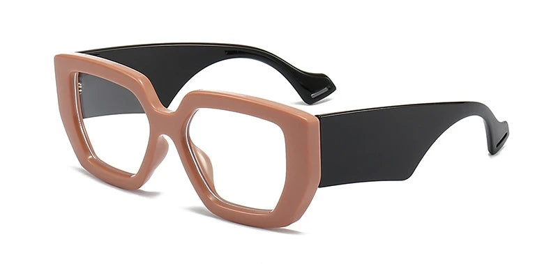 Square Reading Glasses For Women Optical Lens Prescription Men's Eyeglasses Big Thick Frames Presbyopic Eyewear Trendy