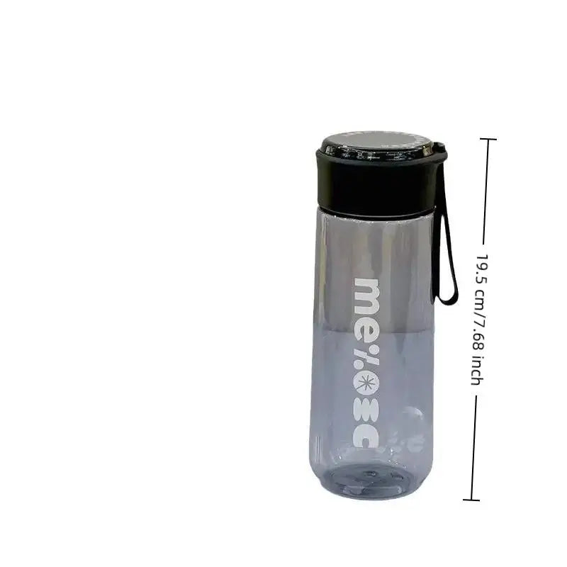 600ML Large Capacity Water Bottles Student Portable Direct Drinking Brief Plastic Cup Kids High Temperature Resistance Bottles
