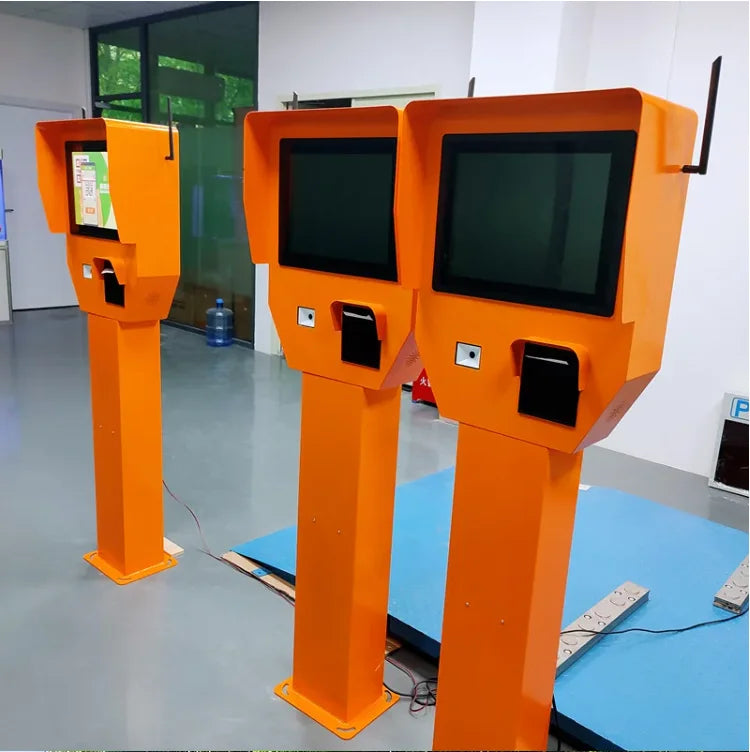 17 19 21.5inch LCD Screen Floor Standing Self Ordering Kiosk Thermal Printer Wall Mounted Bill Payment Kiosk