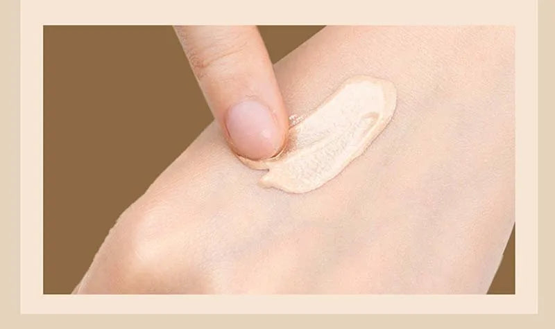 Liquid Foundation Makeup Base Waterproof High Coverage Concealer BB Cream Brighten Face Skin Tone Hydrating Foundation Makeup