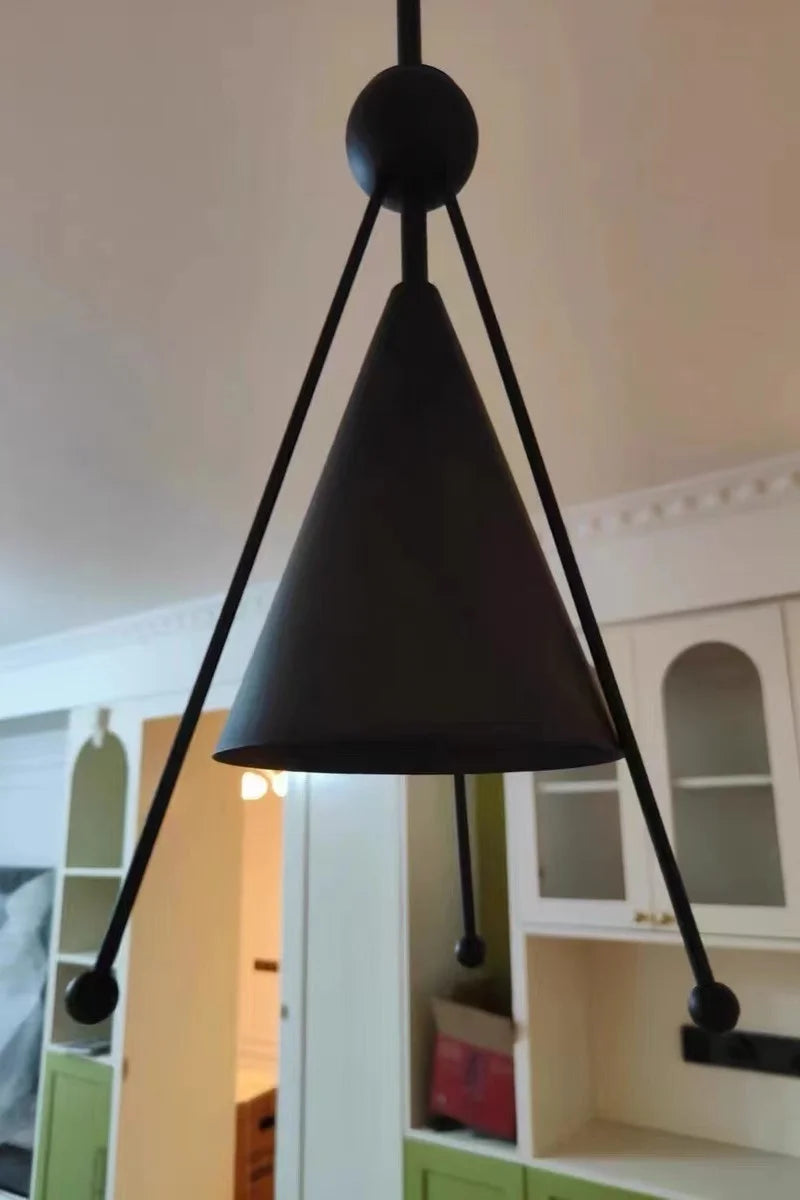 Modern Iron Art Single Head Pendant Lights Restaurant Exhibition Hall Bar Counter Card Seat Bar Hanging Lamps Lighting Fixtures