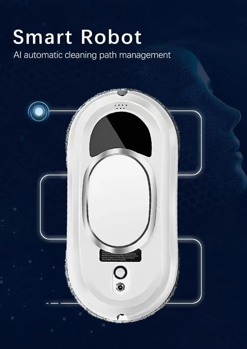 Remote Control Window Cleaning Robot Vacuum Cleaner Electric Automatic Glass Washer Limpiacristales For Home Window Mirror