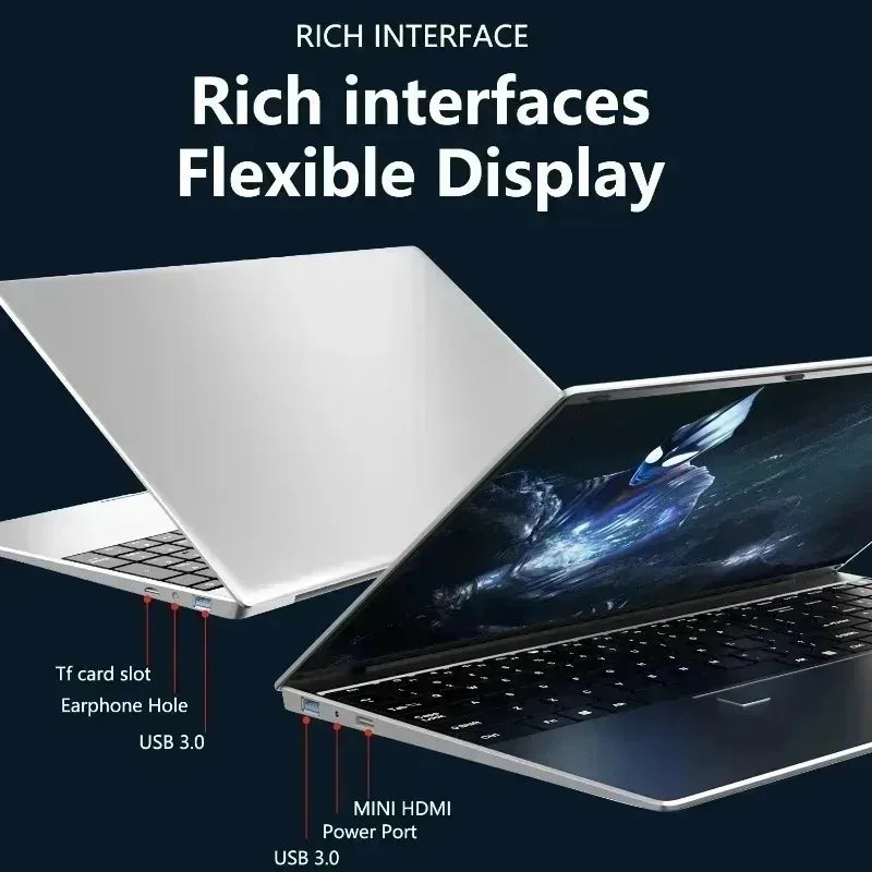 2026 Intel Core i9 10980HK 15.6" High-Performance,2TB SSD, 32GB RAM, Portable Laptop Notebook PC for Office Study