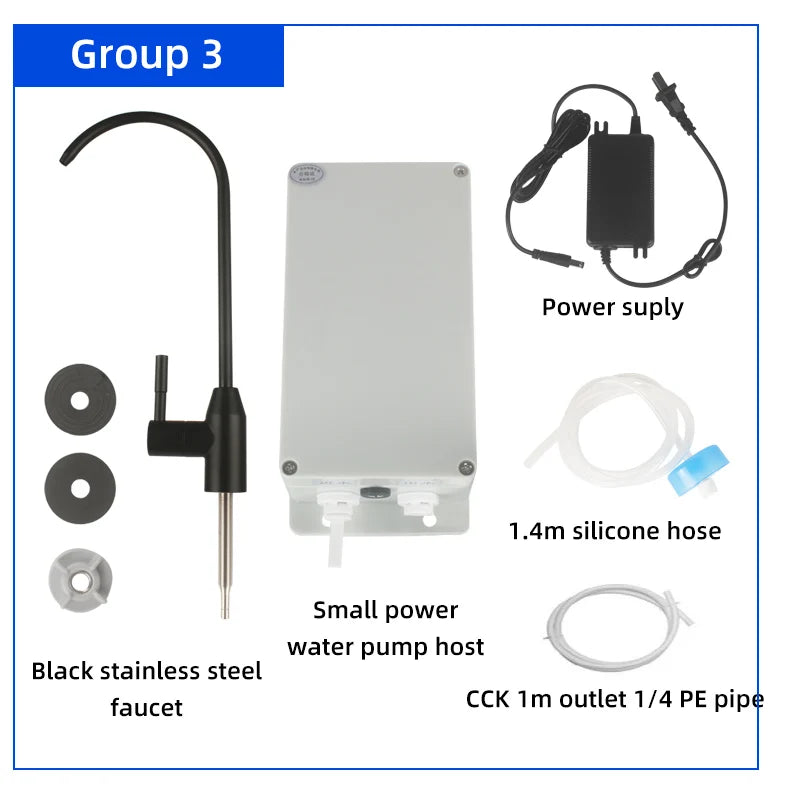 12V Electric Caravan Galley Water Pump 1.5 L/min Automatic Suction for Motorhome Boat Bottled Water System