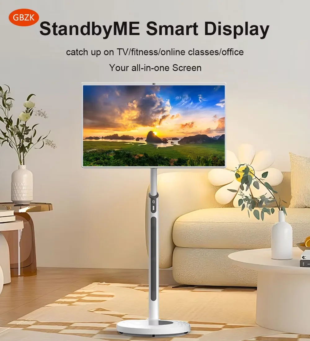 32 Inch Gaming Monitor Smart Tvs Television Touch Screen Tv Mobile Tv Android System Portable Display Screen Move At Will