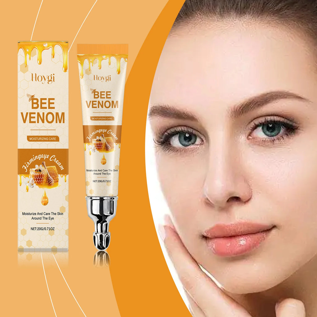 Bee Venom Eyes Cream Massage Under Eyes Dark Circles Remove Reduce Eye Fine Lines Increase Elasticity Moisturizing Eye Skin Care