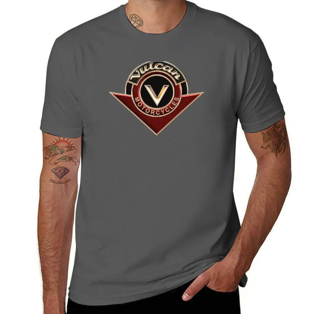 Vulcan VN Motorcycles Logo 2 Copper 3D T-Shirt customs quick-drying animal prinfor boys Blouse funny t shirts for men