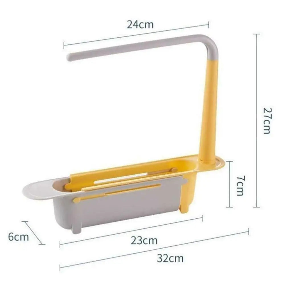 Kitchen Sink Drain Rack Telescopic Sink Shelf Sinks Organizer Soap Sponge Holder Storage Basket Kitchen Gadgets Accessories Tool