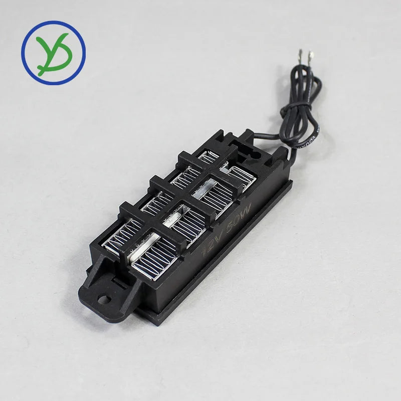 12V~220V 50W~200W Incubator Heater Thermostatic PTC Heater Ceramic Air Heater Conductive Type Heating Element 54B2-Z 92*31mm