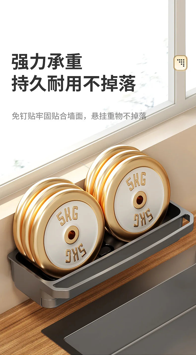 Kitchen Sink Organizer Drain Rack Self-draining Shelf Sponge Holder Dishcloth Faucet Storage Soap Drainer Kitchen Accessories