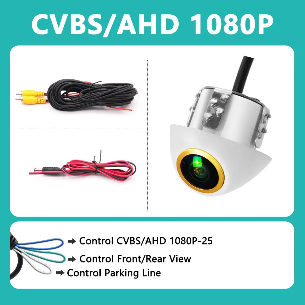 SMARTOUR Car Rear Camera HD 4K Reversing Camera Car Front Camera Support AHD CCD 1080P Output Suitable for All Cars Water Proof